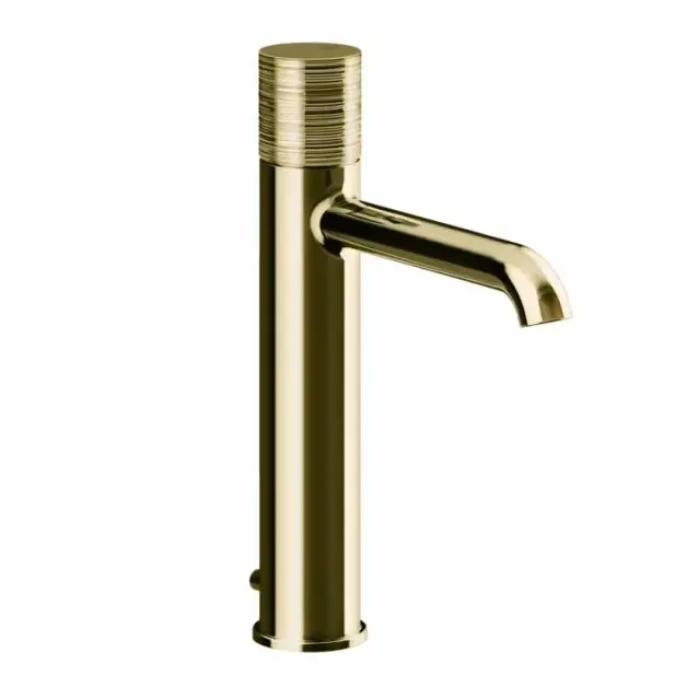 Смеситель для раковины Gessi HABITO TRAME 70305#710 цвет-латунь PVD