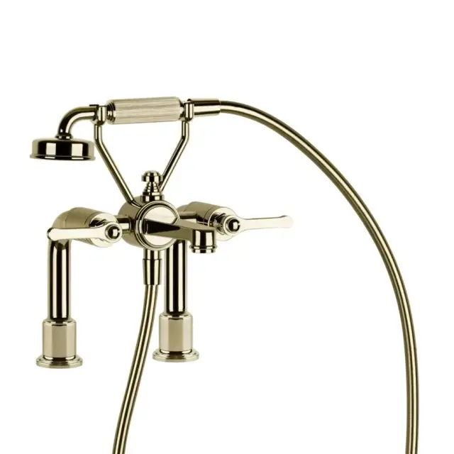 Смеситель для ванны Gessi VENTI20 65115#710 латунь PVD