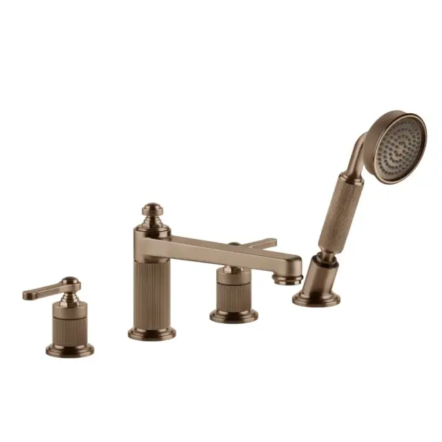 Смеситель для ванны Gessi VENTI20 65045#708 браш.медь PVD