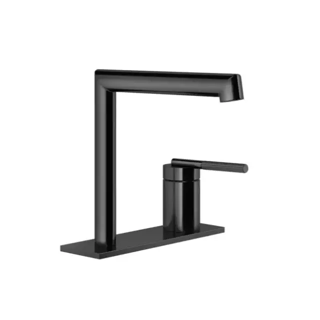 Смеситель для раковины Gessi INGRANAGGIO 63515#706 black metal PVD