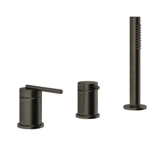 Смеситель для ванны Gessi INGRANAGGIO 63547#187 бронза состаренная