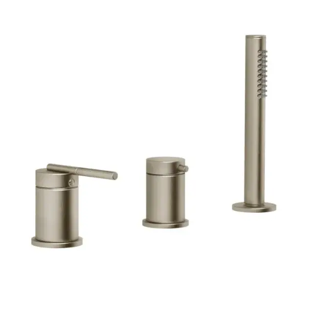 Смеситель для ванны Gessi INGRANAGGIO 63547#149 finox brushed nickel