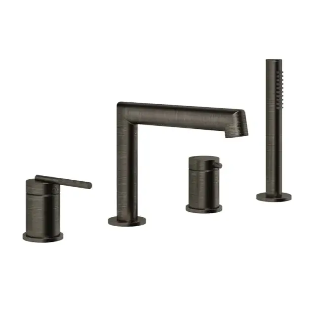 Смеситель для ванны Gessi INGRANAGGIO 63537#187 бронза состаренная