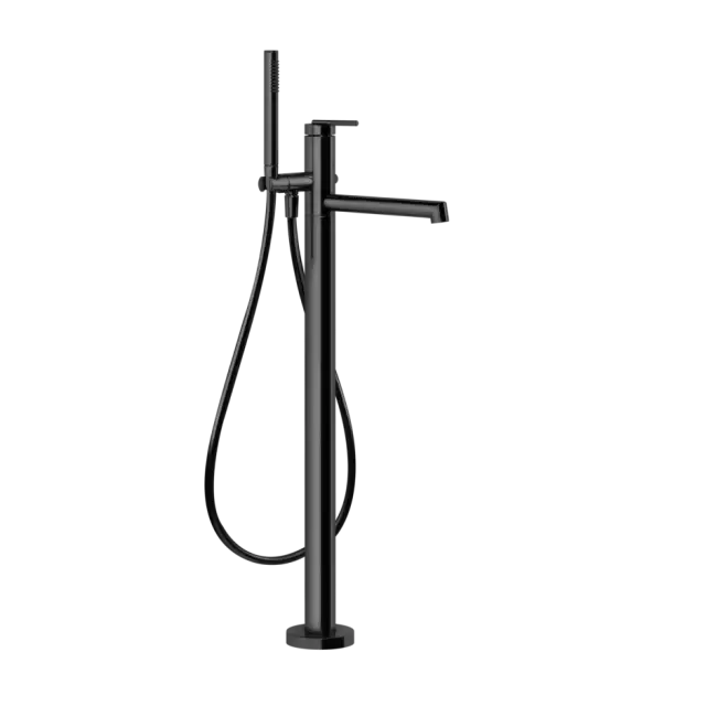 Смеситель для ванны Gessi INGRANAGGIO 63528#706 black metal PVD