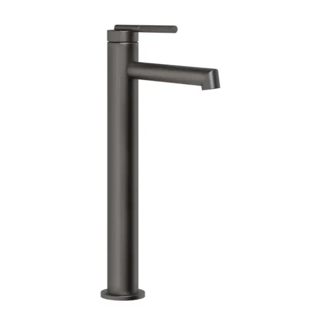 Смеситель для раковины Gessi INGRANAGGIO 63504#707 black metal brushed PVD