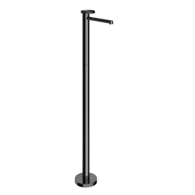 Смеситель для раковины Gessi ANELLO 63393#706 black metal PVD