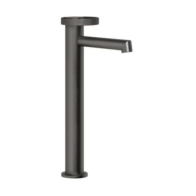 Смеситель для раковины Gessi ANELLO 63304#707 black metal brushed PVD