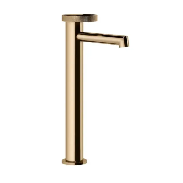 Смеситель для раковины Gessi ANELLO 63304#735 warm bronze PVD