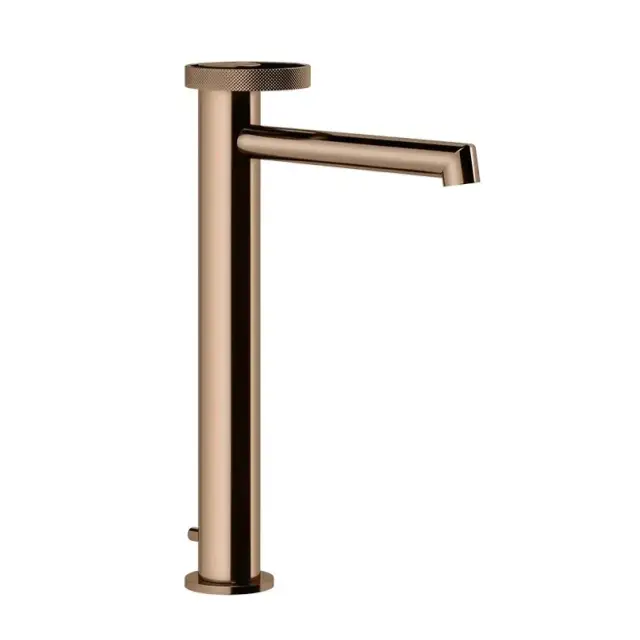 Смеситель для раковины Gessi ANELLO 63305#030 медь PVD