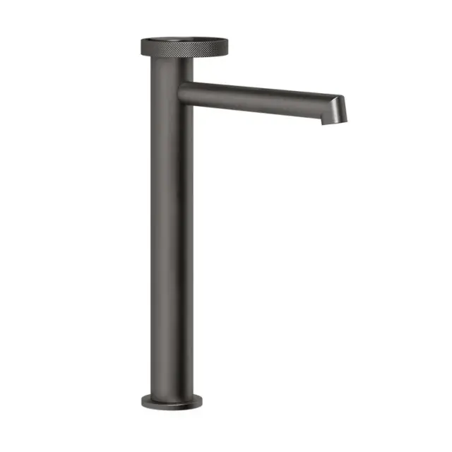 Смеситель для раковины Gessi ANELLO 63306#707 black metal brushed PVD