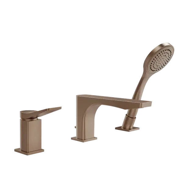 Смеситель для ванны Gessi RILIEVO 59037#708 браш.медь PVD