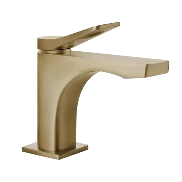 Смеситель для раковины Gessi RILIEVO 59006#726 warm bronze brushed PVD