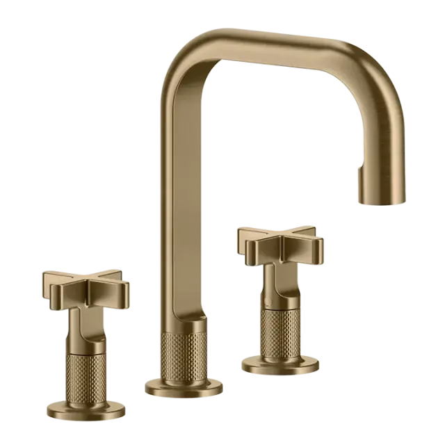 Смеситель для раковины Gessi INCISO 58114#726 warm bronze brushed PVD