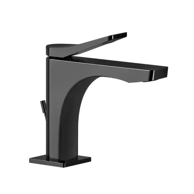 Смеситель для раковины Gessi RILIEVO 59001#706 black metal PVD