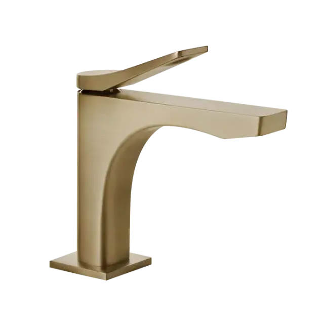 Смеситель для раковины Gessi RILIEVO 59002#726 warm bronze brushed PVD