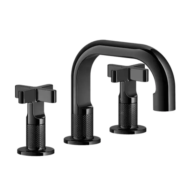 Смеситель для раковины Gessi INCISO 58112#706 black metal PVD