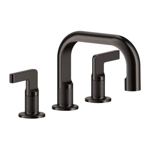 Смеситель для раковины Gessi INCISO 58011#707 black metal brushed PVD