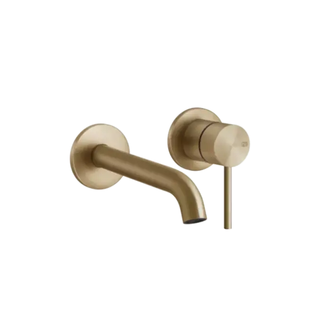 Смеситель для раковины Gessi 316 FLESSA 54086#726 Warm Bronze Brushed PVD
