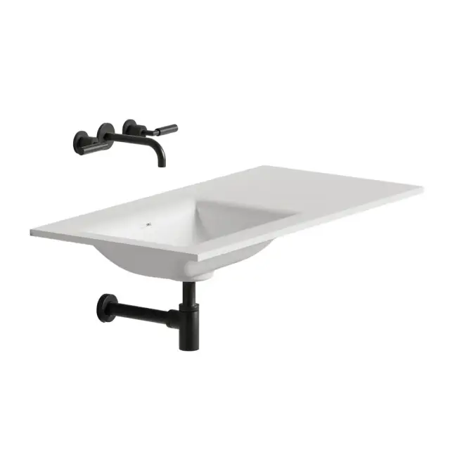 Раковина подвесная SALINI ONDA FLOW SQUARE 1402206MN