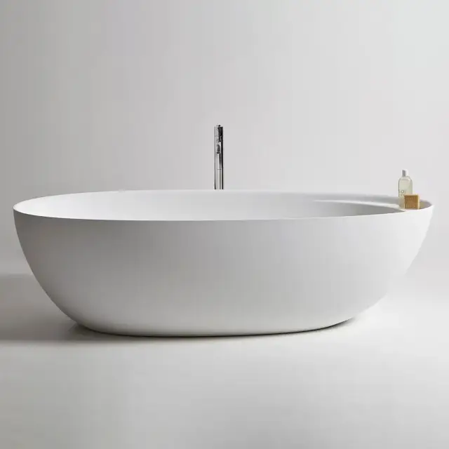 Ванна Antonio Lupi Eclipse ECLIPSE белый, дон.клапан белый матовый