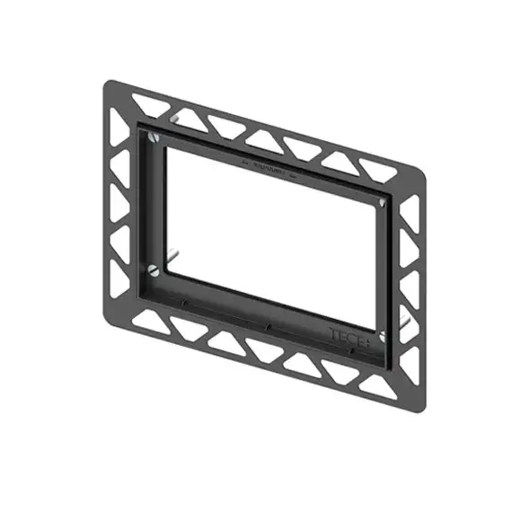 Рамка монтажная для установки стеклянных панелей TECEloop&TECEsquare на уровне стены, черная 29*0.5-1.8*h22 черный