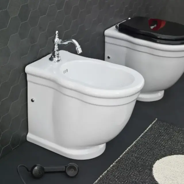 Биде Art Ceram Hermitage HEB001.01;00 белый блестящий