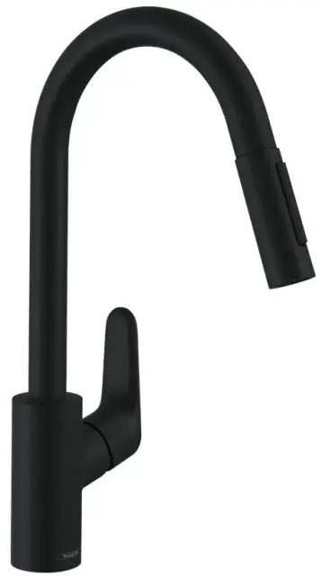 Смеситель для кухни HANSGROHE Focus M41 31815670 матовый черный