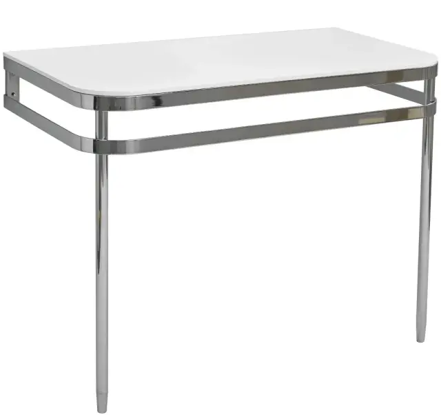 Консоль для ванной комнаты Art Ceram AZULEY AZA003.71;01 хром/белый лак