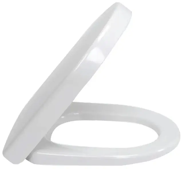 Сиденье с крышкой для унитаза QuickRelease и SoftClosing 35*43, 01 альпийский белый/крепления из нержавеющей стали