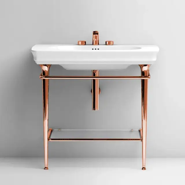 Консоль для ванной комнаты Art Ceram CIVITAS CIA009.77 розовое золото