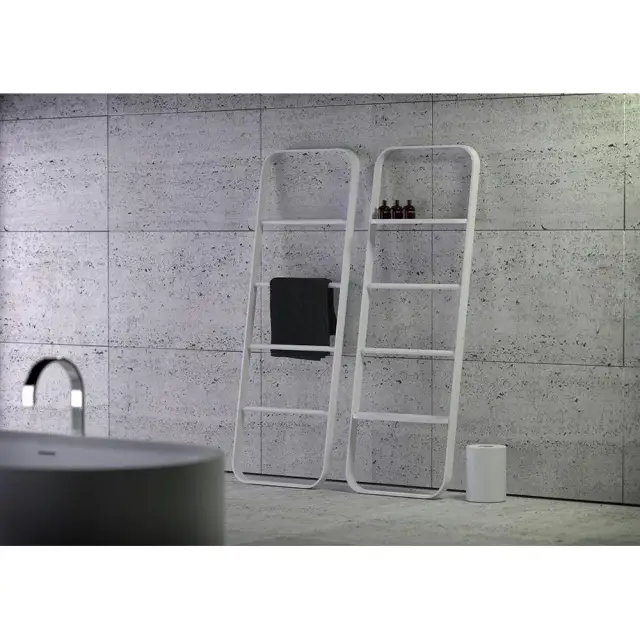 Knief K.Stone 0600-295-01 Лесенка овальная без полочек 55x5x160H см, белая матовая