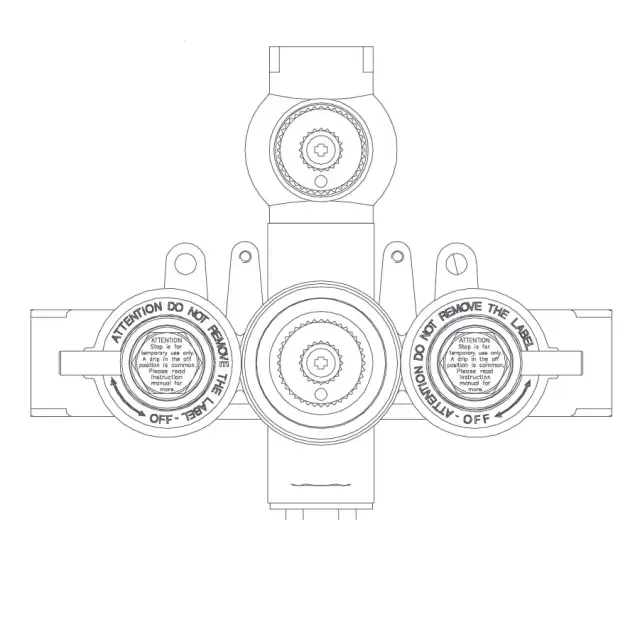Nicolazzi C4910 Внутренняя часть термостата с запорным вентилем 3/4