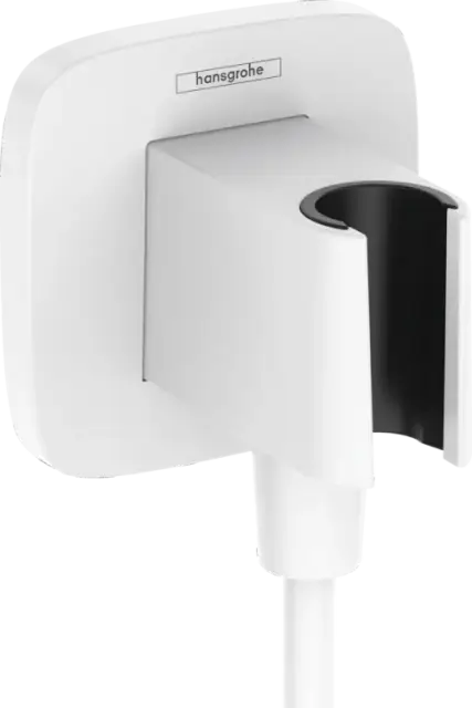 Шланговое подсоединение, Hansgrohe, FixFit Q, цвет-белый матовый