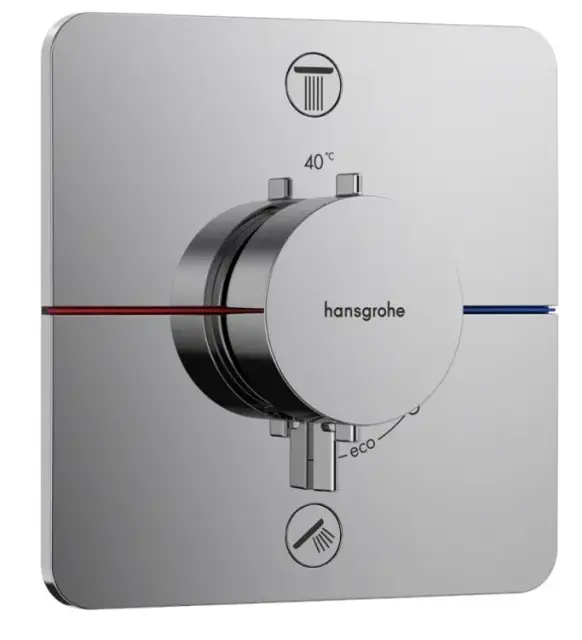 Термостат HANSGROHE SHOWERSELECT COMFORT Q 15583000 цвет-хром