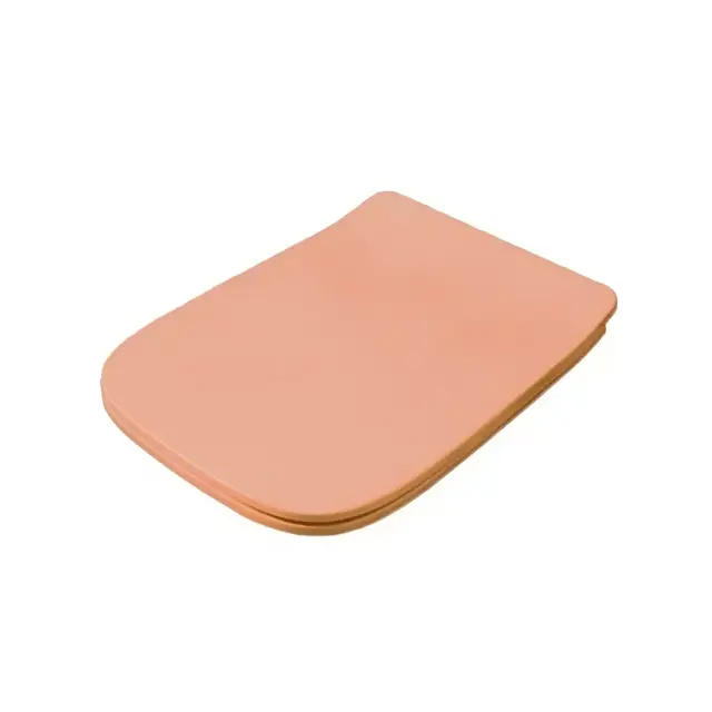 Сиденье для унитаза Art Ceram SLIM ASA001.13.71 Цвет-orange cammeo/хром