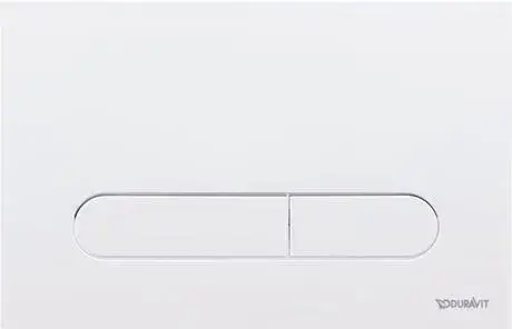 Клавиша смыва, Duravit, DuraSystem, для унитаза, шгв 230*6,5*150,5, цвет-белый