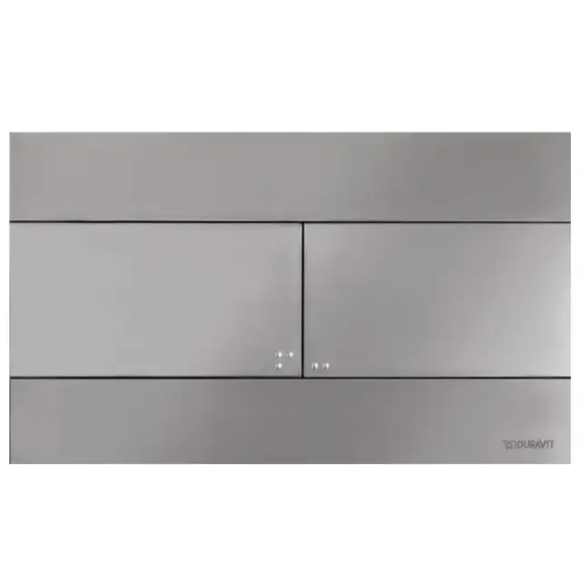 Клавиша смыва, Duravit, DuraSystem, для унитаза, шгв 255*7,8*150, цвет-сталь брашированная