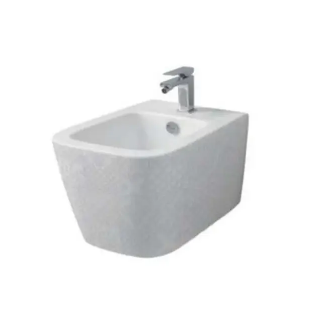 Биде Art Ceram ASB001.01.86 Цвет-белый/декор cementina