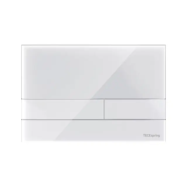 Клавиша смыва, TECE, TECEspring square, для унитаза, шгв 245*8*165, цвет-белый