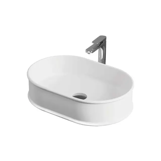 Раковина накладная Art Ceram ATL002 05 00 цвет-белый матовый