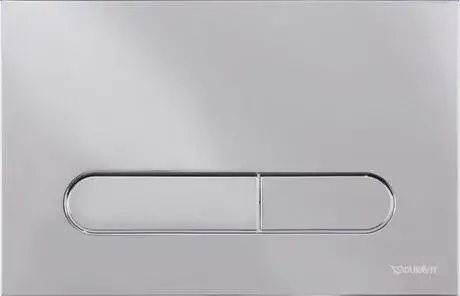 Клавиша смыва, Duravit, DuraSystem, для унитаза, шгв 230*6,5*150,5, цвет-хром