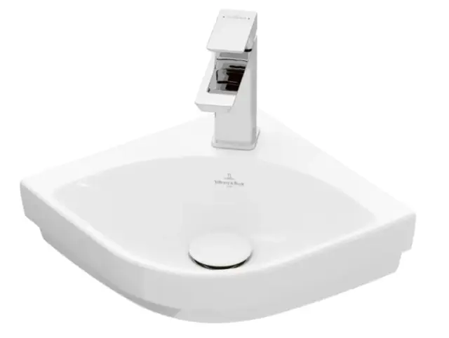 Раковина, Villeroy&Boch, Subway 3.0, шгв 320*320*145, отверстия для смесителя-1, цвет-альпийский белый