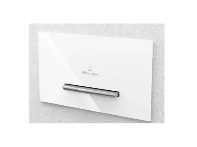 Клавиша смыва, Villeroy&Boch, ViConnect, для бачков скрытого монтажа, шгв 253*145*20, цвет-белый глянцевый