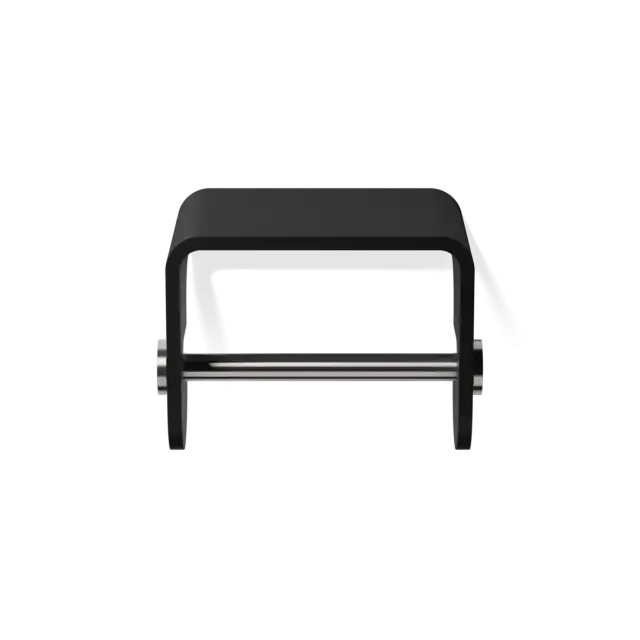 Decor Walther 0974565 STONE TPH4 Держатель для туалетной бумаги - черный матовый / матовая нержавеющ