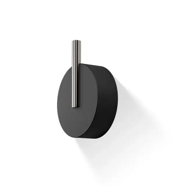 Decor Walther © 0972765 STONE WHG Крючок большой / черный матовый / матовая нержавеющая сталь