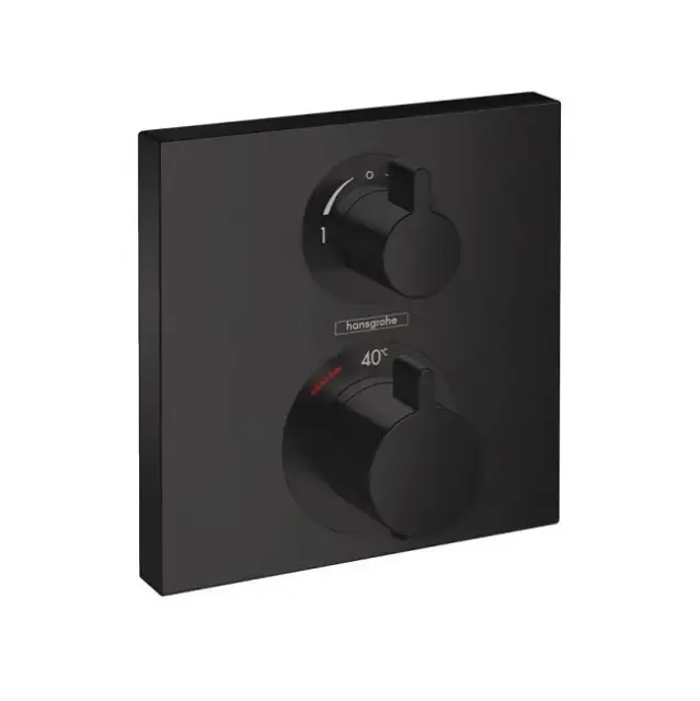 Смеситель для душа HANSGROHE ECOSTAT SQUARE 15714670 матовый черный