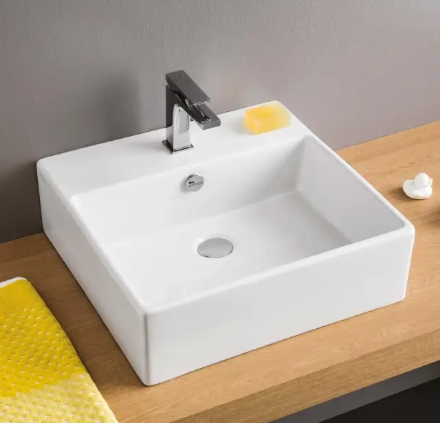 Раковина Art Ceram QUADRO 50 QUL002.01;00 белый блестящий