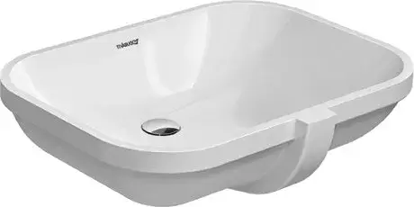 Раковина Duravit D-CODE 0338560000 белый, без площадки под смеситель