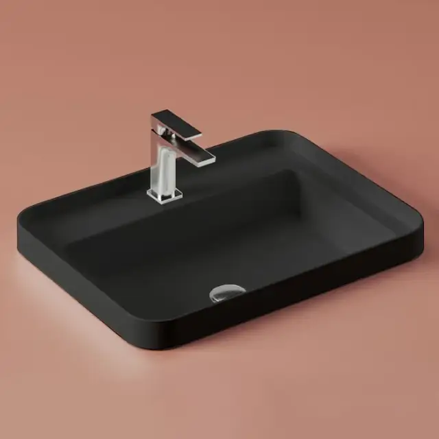Раковина Art Ceram FUORI SCALA TFL034.17;00 черный матовый