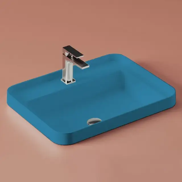 Раковина Art Ceram FUORI SCALA TFL034.38;00 blu avio opaco